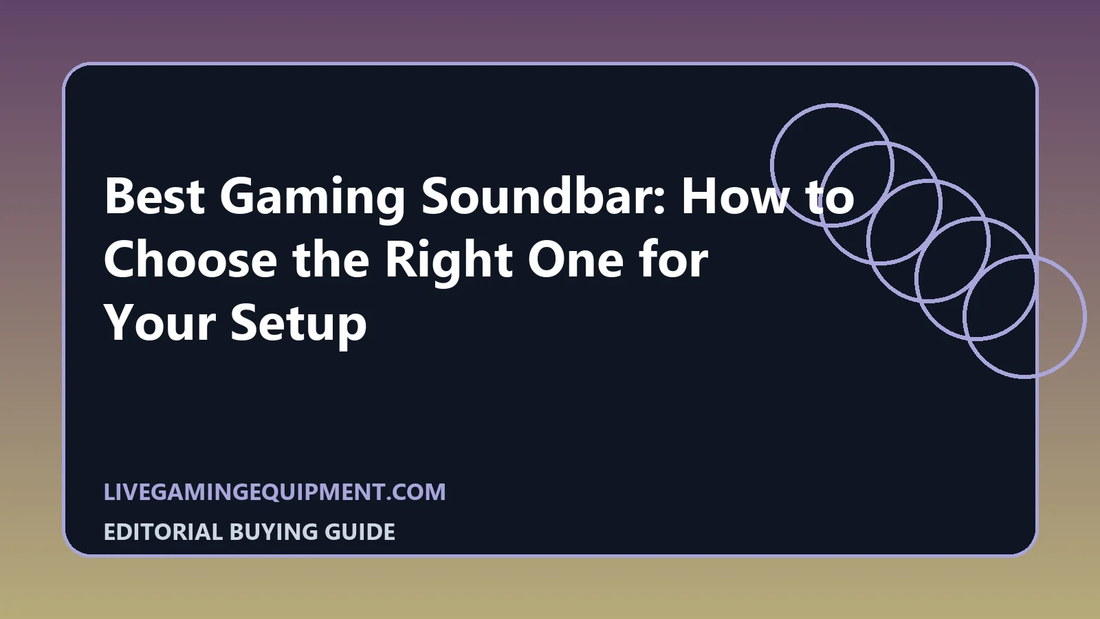 Compact gaming soundbar positioned beneath a desktop monitor