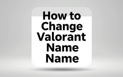 How to Change Valorant Name