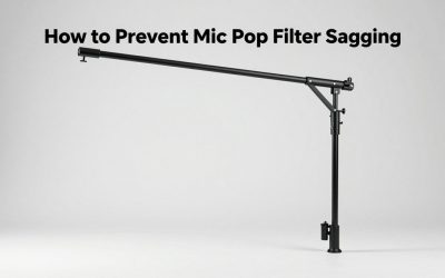 How to Prevent Mic Pop Filter Sagging on Boom Arm (2026): Step-by-Step