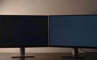 Large Curved Monitor